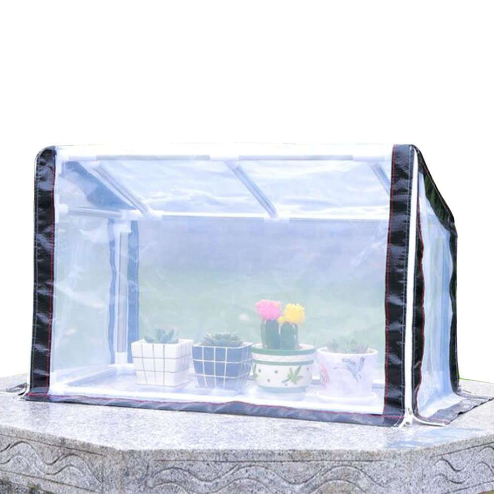 MAHFEI Green Plant Insulation Shed - Winterproof Greenhouse Cover with Zipper Design, Waterproof & Freeze Protection Shade Net for Flowers & Plants | Easy to Install & Portable | Perfect for Garden, Patio & Backyard Plant Protection