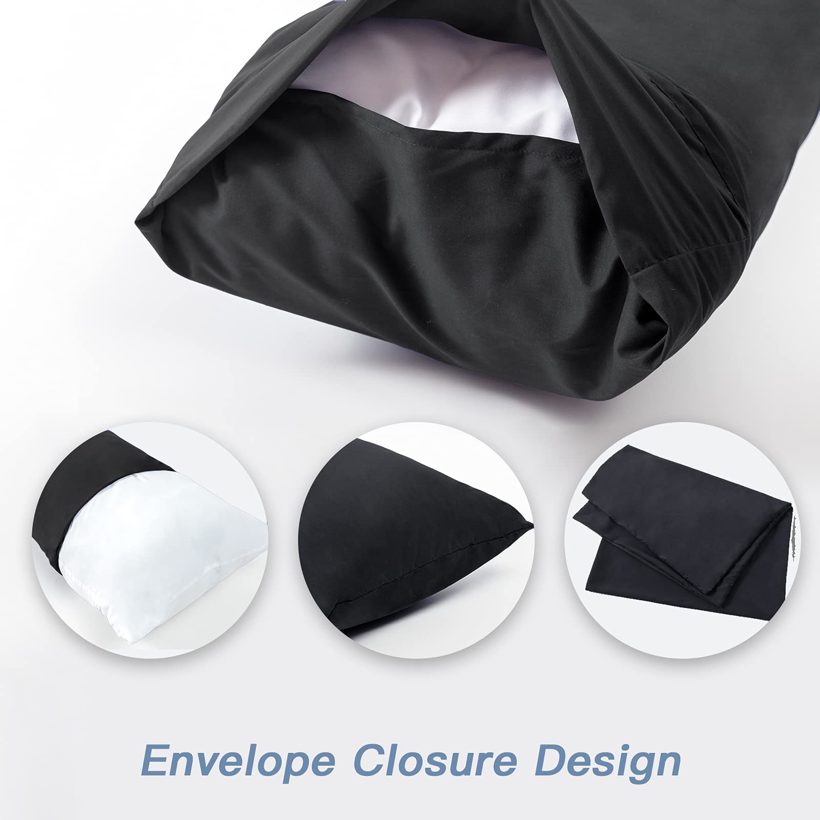 Premium Full Body Pillow Insert with Soft Fiber Cover - Ultra Comfortable 20