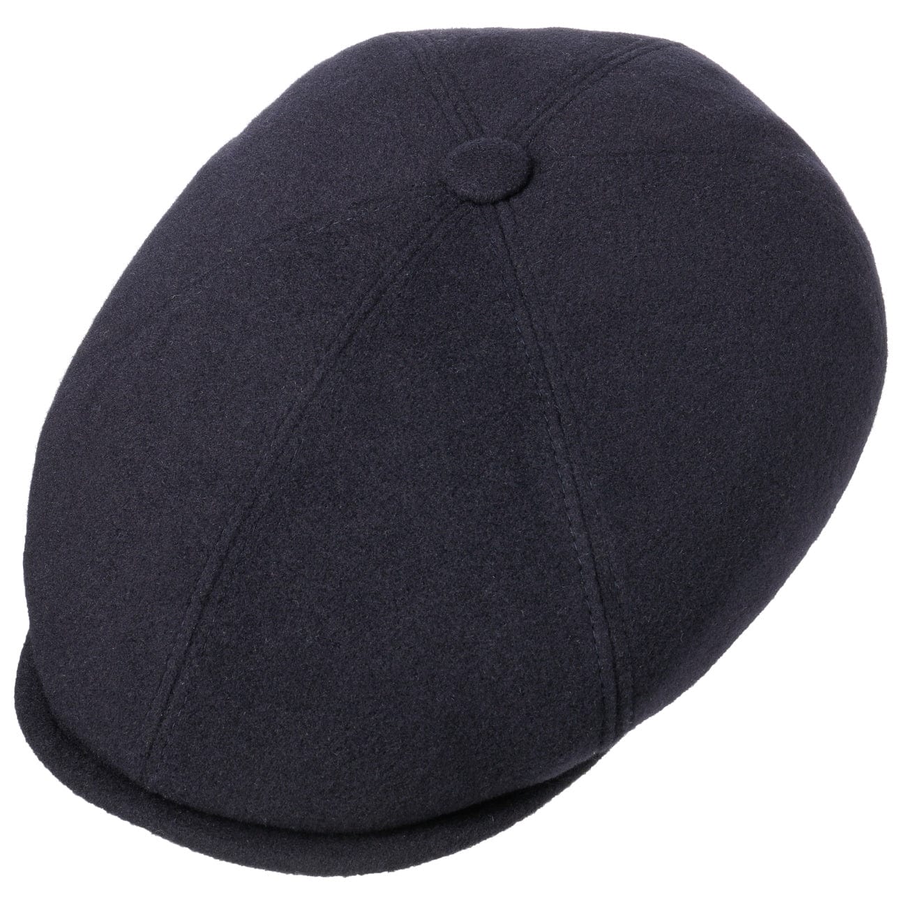 Stetson Reid 6-Panel Flat Cap for Men - Classic Wool Fedora Hat for Casual & Outdoor Wear - Perfect for Golf, Hiking, and Everyday Fashion