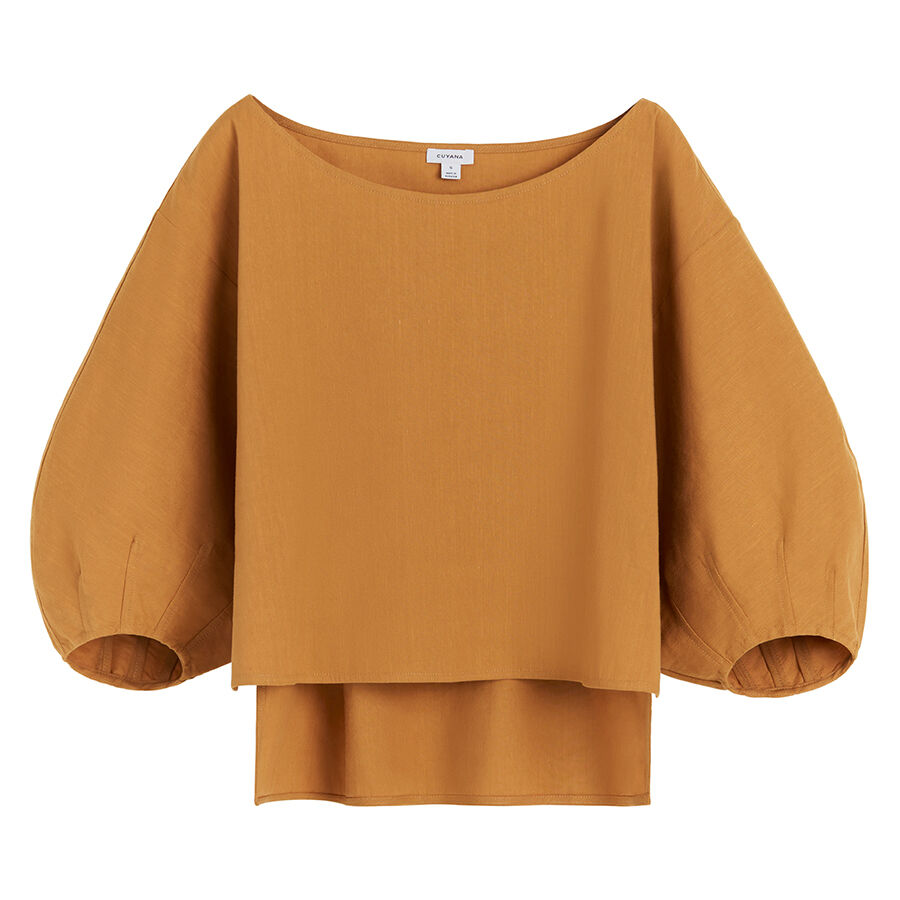 Women's Linen Boatneck Top - Breathable & Comfortable Summer Blouse for Casual Wear, Beach Outfits & Vacation Style