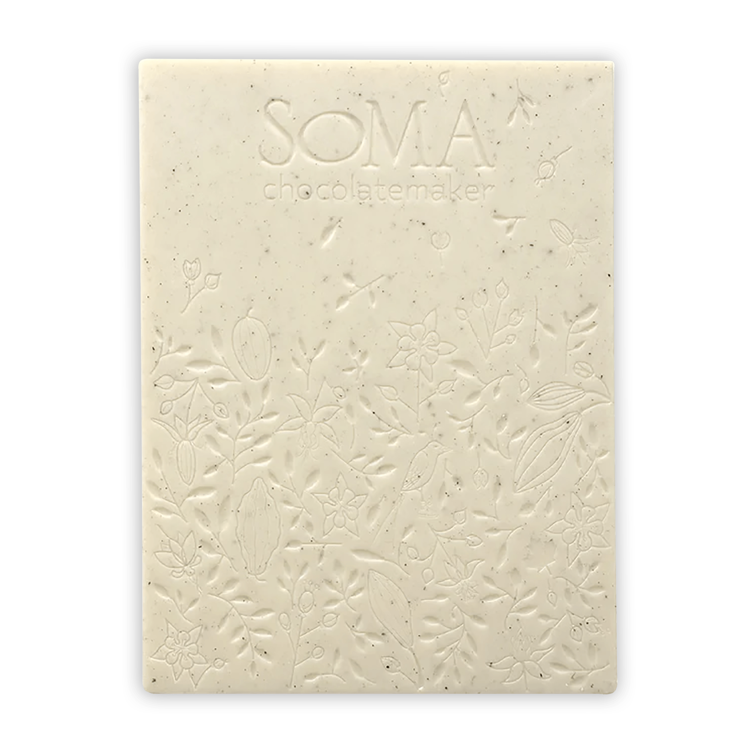 Premium Soma Pompona Vanilla White Chocolate Bar - Gourmet Organic Vanilla Flavor for Baking, Gifting & Dessert Making