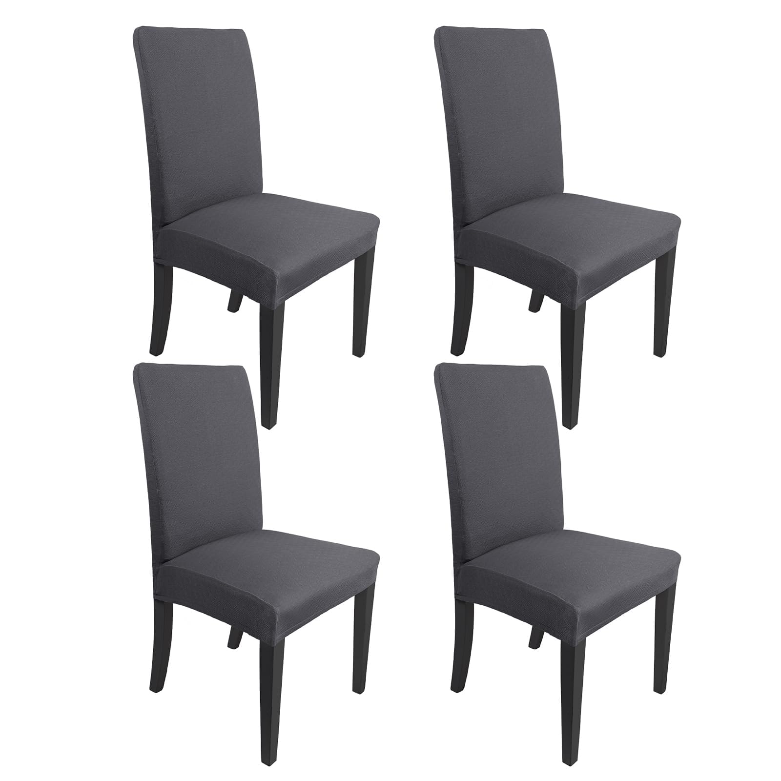 Northern Brothers 4-Pack Dining Chair Covers - Washable Slipcovers for Kitchen, Home & Hotel Use