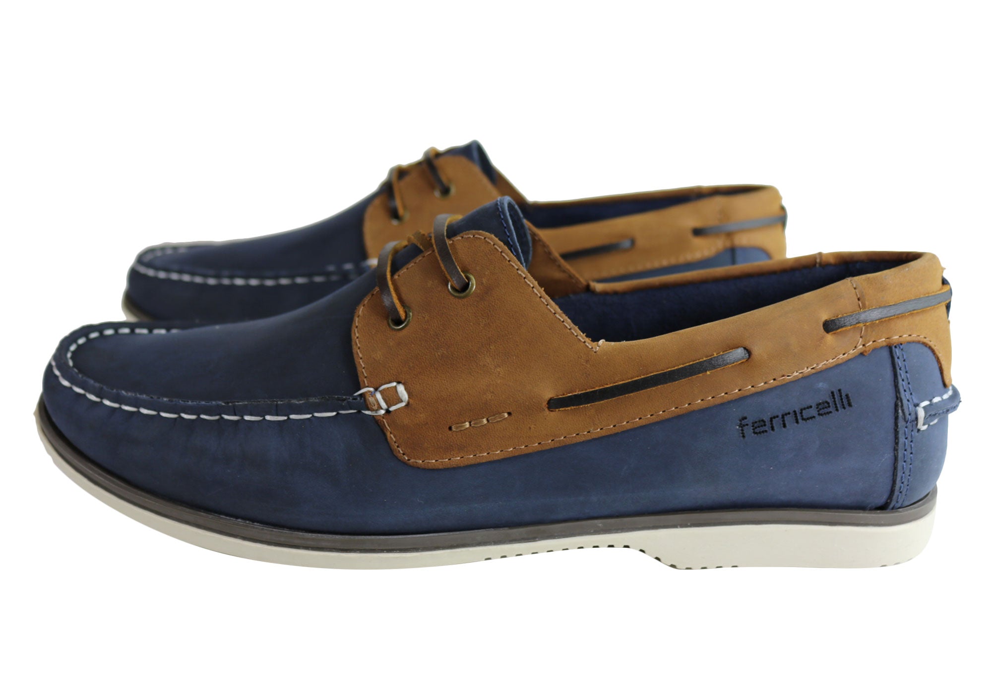 Ferricelli Gordon Men's Casual Leather Lace-Up Shoes - Handmade in Brazil - Comfortable & Stylish for Everyday Wear, Office & Outdoor Activities