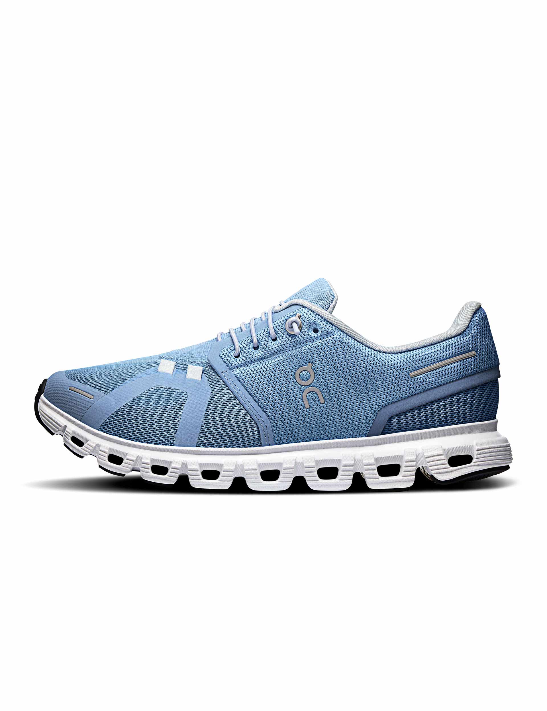 Cloud 6 Chambray & White Sneakers - Comfortable Women's Casual Shoes for Walking, Running & Everyday Wear