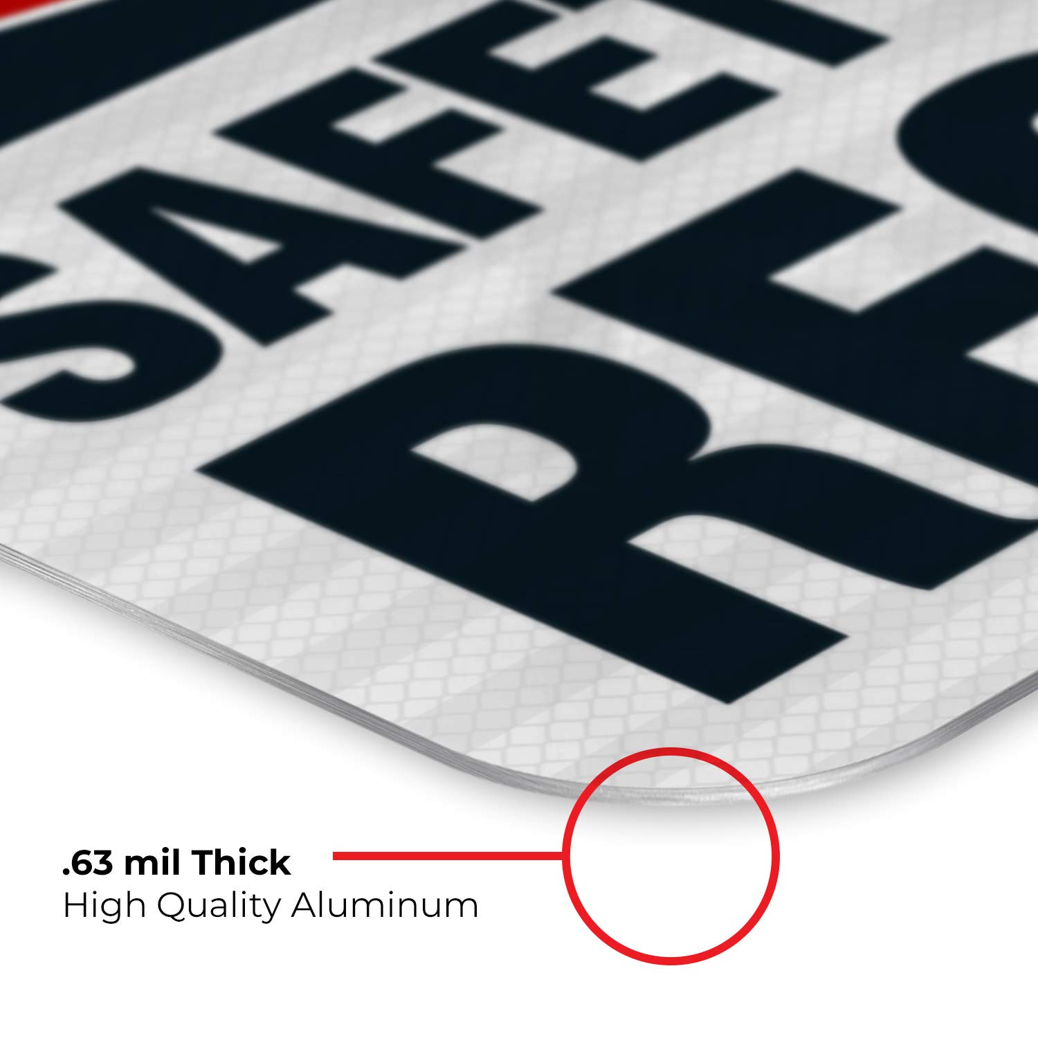 Danger Safety Glasses Required Sign - OSHA Compliant 12x18 Inches, 3M EGP Reflective .063 Aluminum, Fade Resistant for Indoor/Outdoor Use - Made in USA | Perfect for Construction Sites, Warehouses & Industrial Safety Areas
