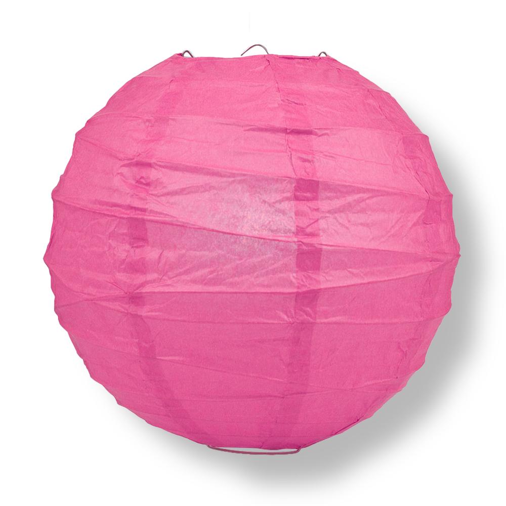 12 Inch Valentine's Day Pink Mix Paper Lantern String Lights - 21 FT Expandable Fairy Lights with White Cord - Romantic Party Decor for Wedding, Anniversary & Home Decoration