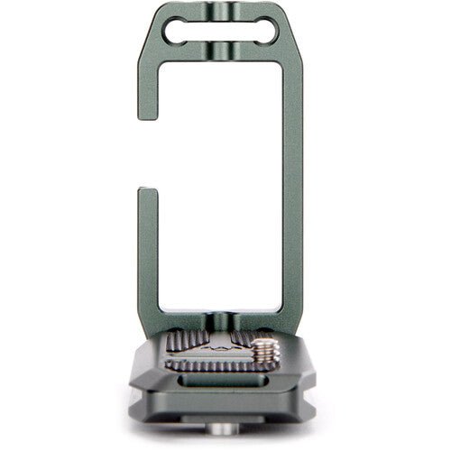 3 Legged Thing Lexie Universal L Bracket for DSLR Cameras - Multi-Function Quick Release Plate (Slate Gray) - Perfect for Tripod Mounting, Vlogging & Photography Accessories