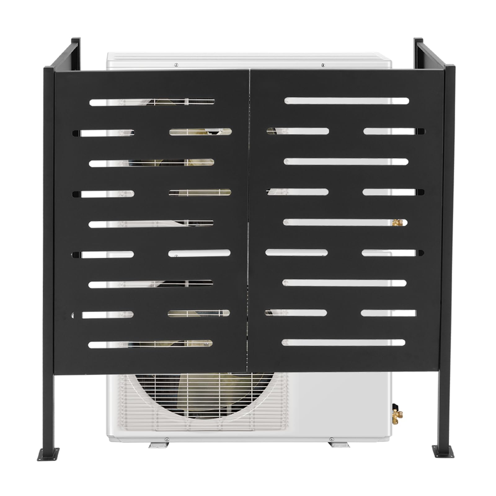 Black Iron Air Conditioner Privacy Fence - 48.03