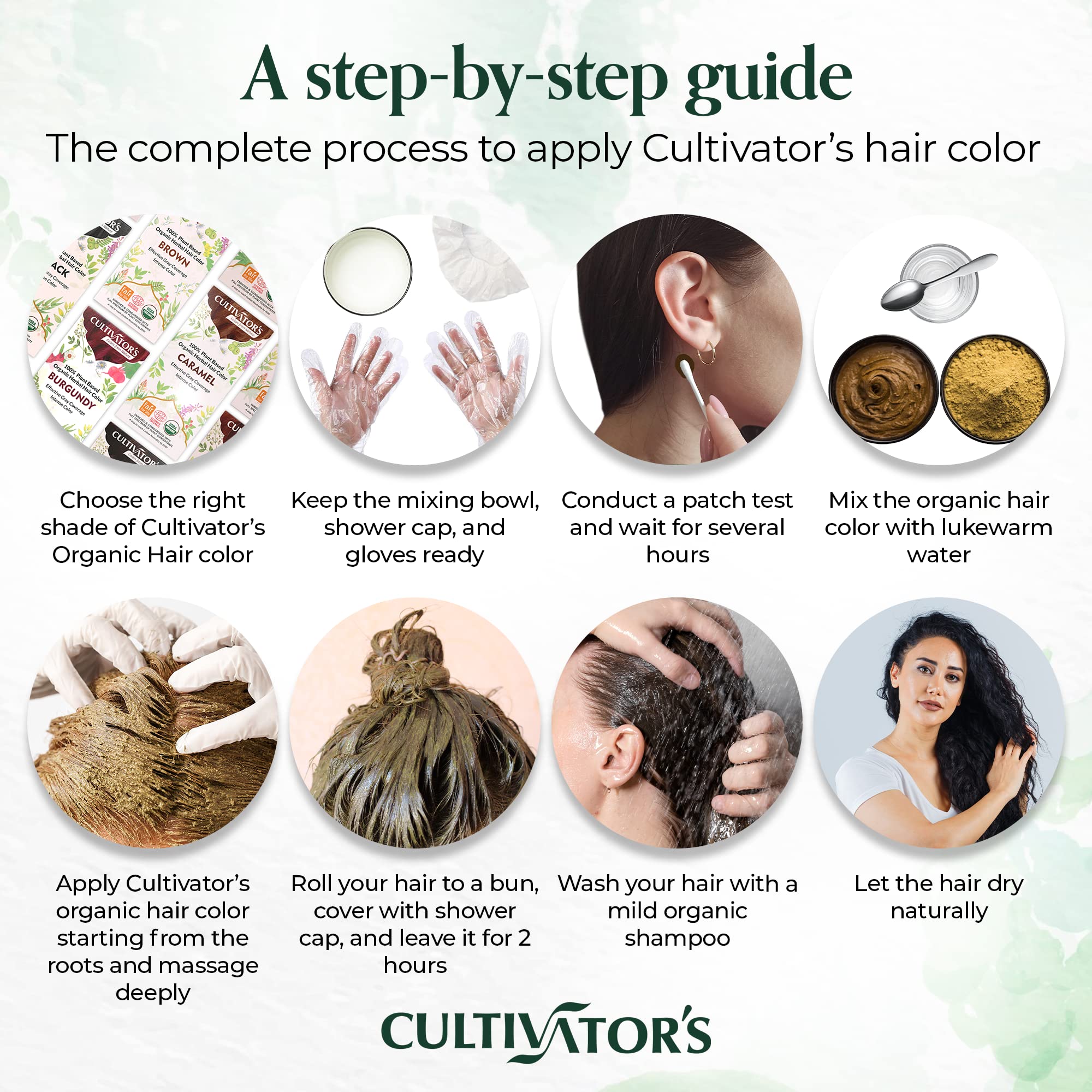 Organic Herbal Hair Dye Powder - 100g Golden Blonde, Natural & Chemical-Free Hair Color for Men & Women | Professional Unisex Hair & Beard Dye | Vegan, Cruelty-Free | Perfect for At-Home Salon Results & Touch-Ups
