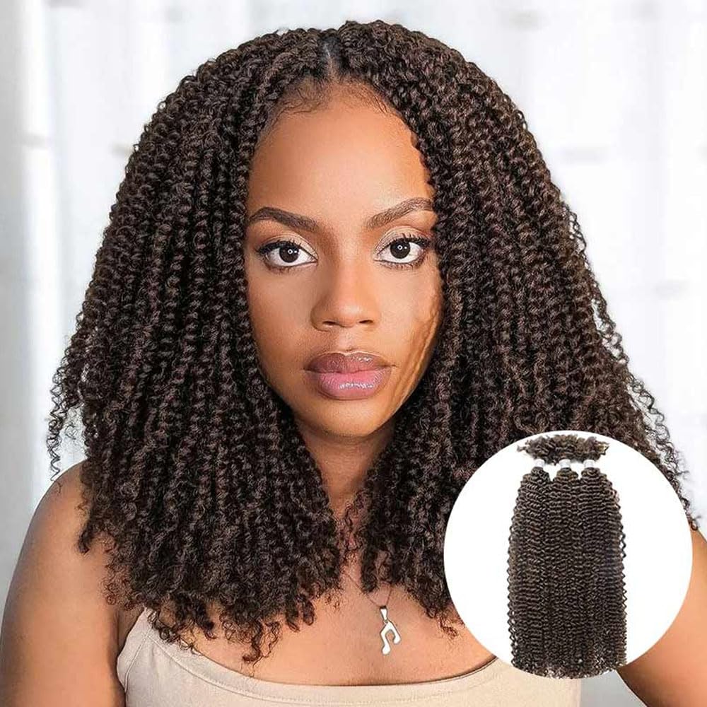 Kinky Curly Human Hair Extensions for Twist Braids & Dreadlocks – 3oz Bulk Pack (3 Bundles) – Afro Textured Hair for Loc Repair & Protective Styling – Perfect for Natural Hair Care & Salon Use