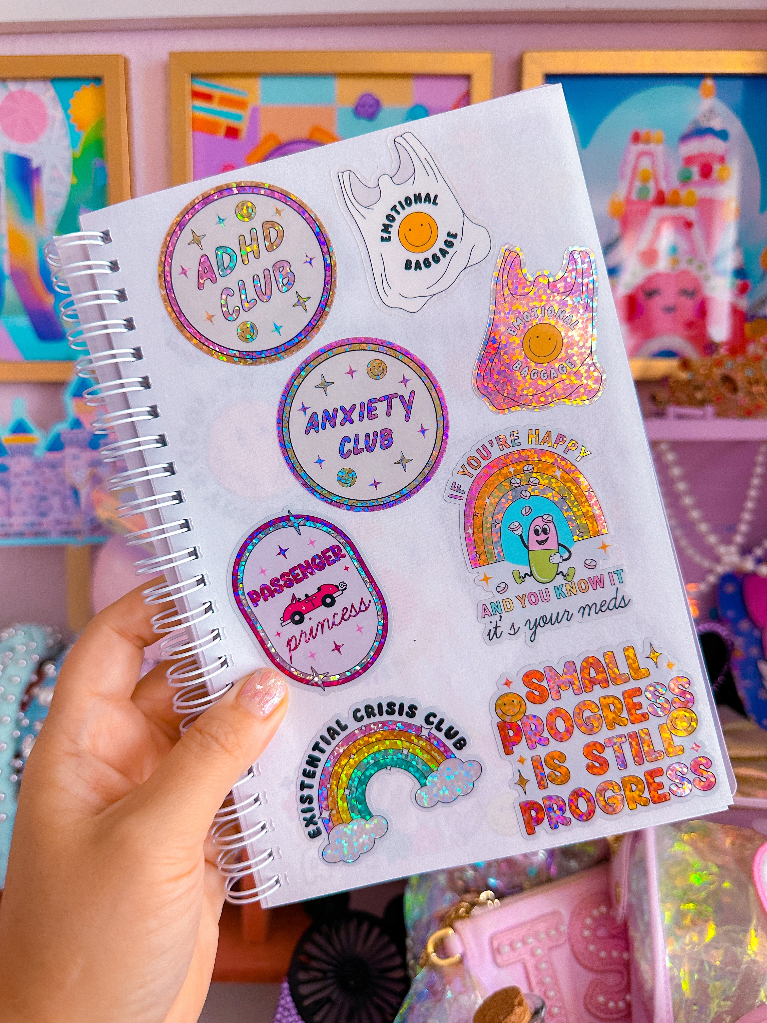 Waterproof Sticker - Small Progress Is Still Progress - Motivational Decal for Laptops, Water Bottles & Notebooks - Perfect for Office, School & Home Decor