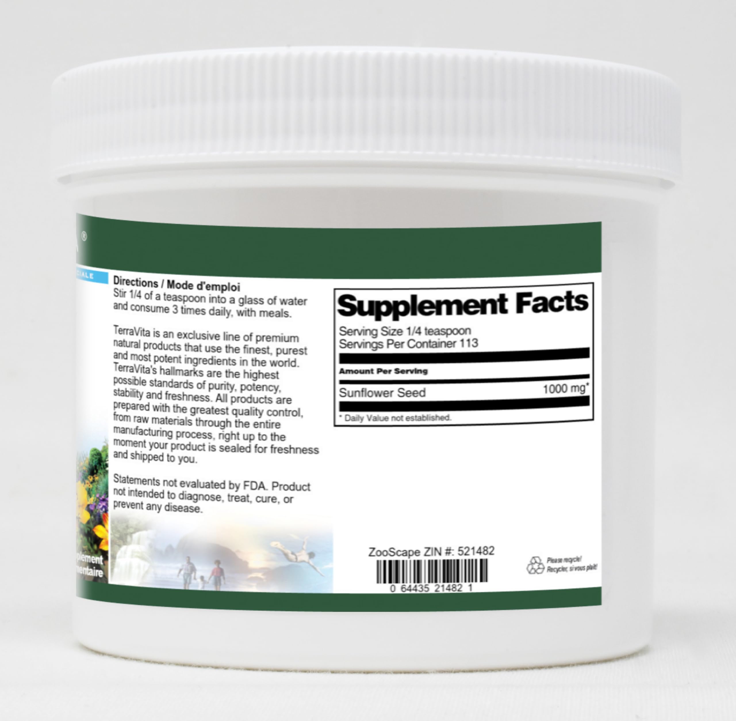 Organic Sunflower Seed Powder 4oz (3-Pack) | Non-GMO, Gluten-Free | Smoothies, Baking & Healthy Snacks