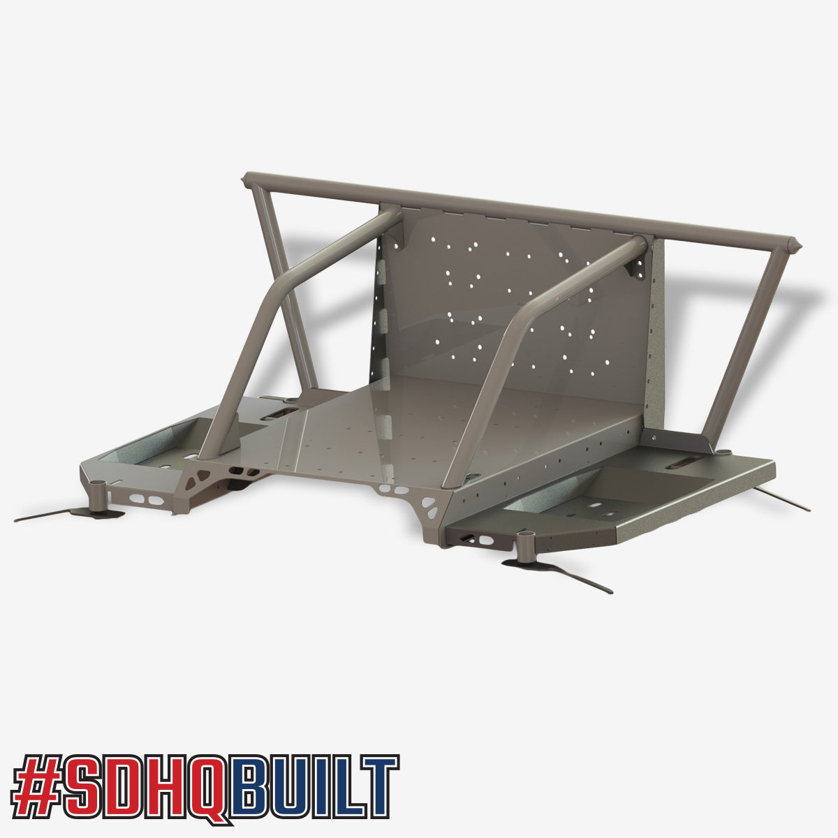 2007-2018 Chevy/GMC 1500 SDHQ Built-In Bed Chase Rack - Heavy Duty Off-Road Truck Accessory for Overlanding & Adventure Gear Storage