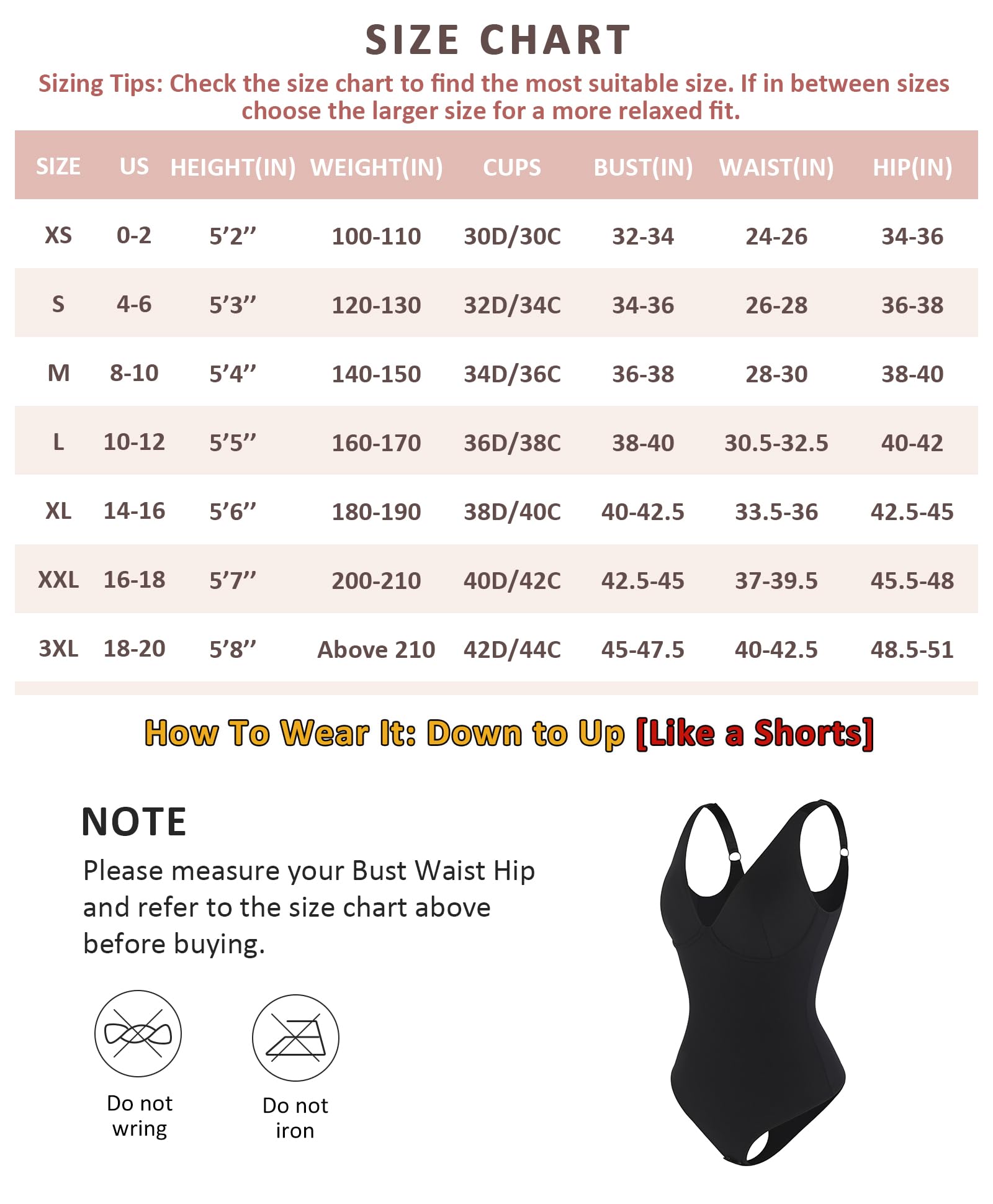 FeelinGirl Women's Tummy Control Shapewear Bodysuit - Deep V Neck Thong Body Shaper for Slimming & Smoothing | Perfect for Dresses, Workout & Everyday Wear