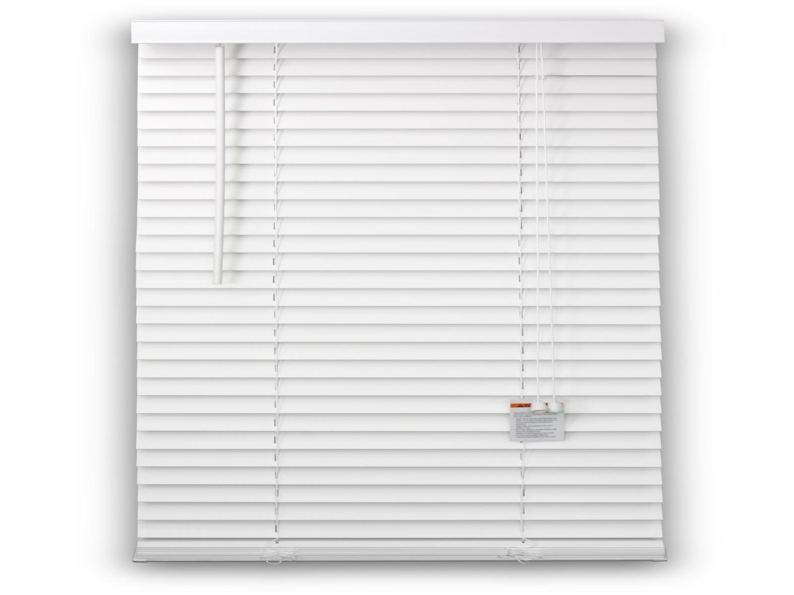 DEZ FURNISHINGS 29132-2 Inch White Faux Wood Blinds - 35