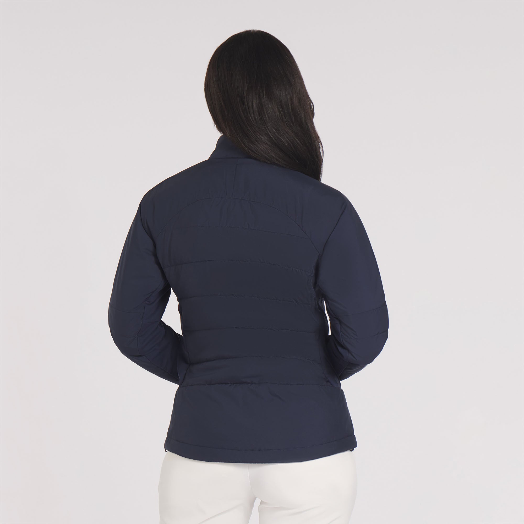 Women's Kyley Quilted Golf Jacket - Lightweight Waterproof Windbreaker for Outdoor Sports & Casual Wear