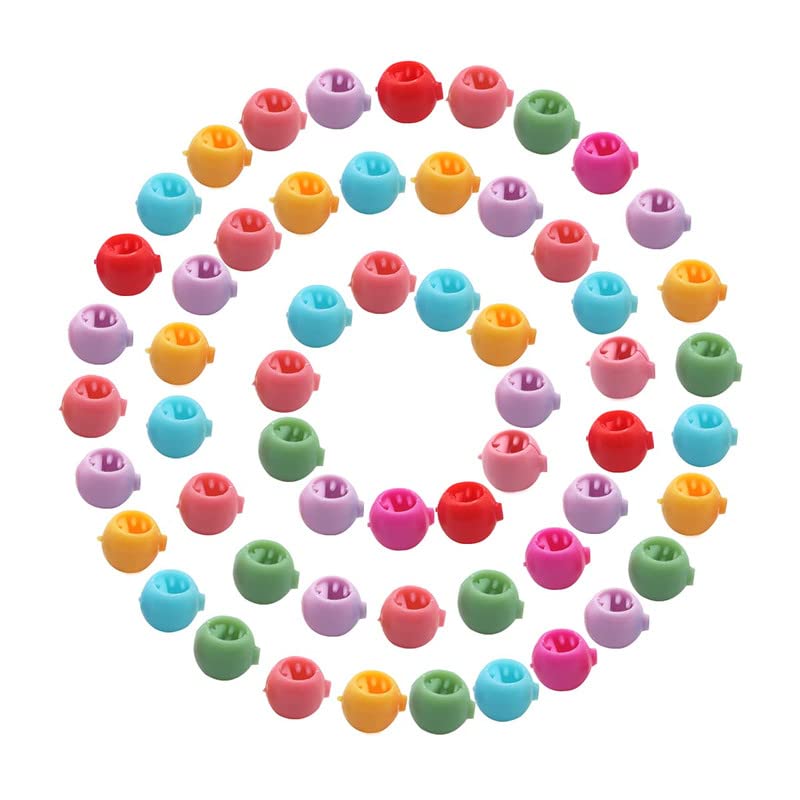 UltraStylist 50 Mini Claw Hair Clips - Tiny Plastic Hair Claws for Braids, Beads & Headwear - Cute Hair Accessories for Women, Girls & Kids - Perfect for School, Parties & Everyday Styling