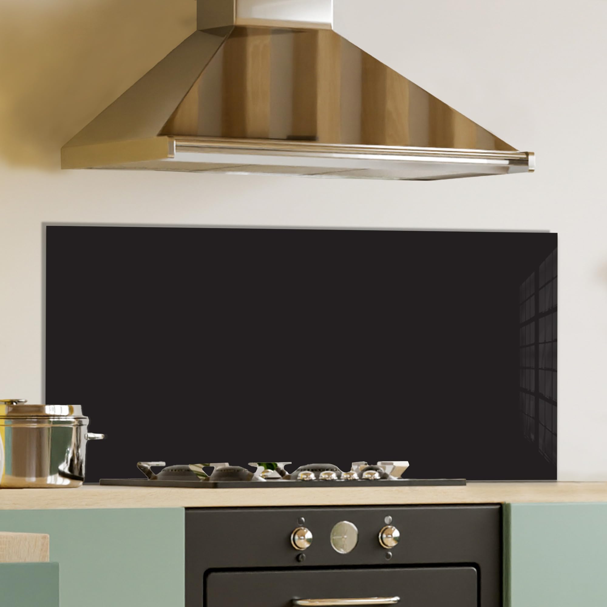 Tempered Glass Kitchen Backsplash - 36x24