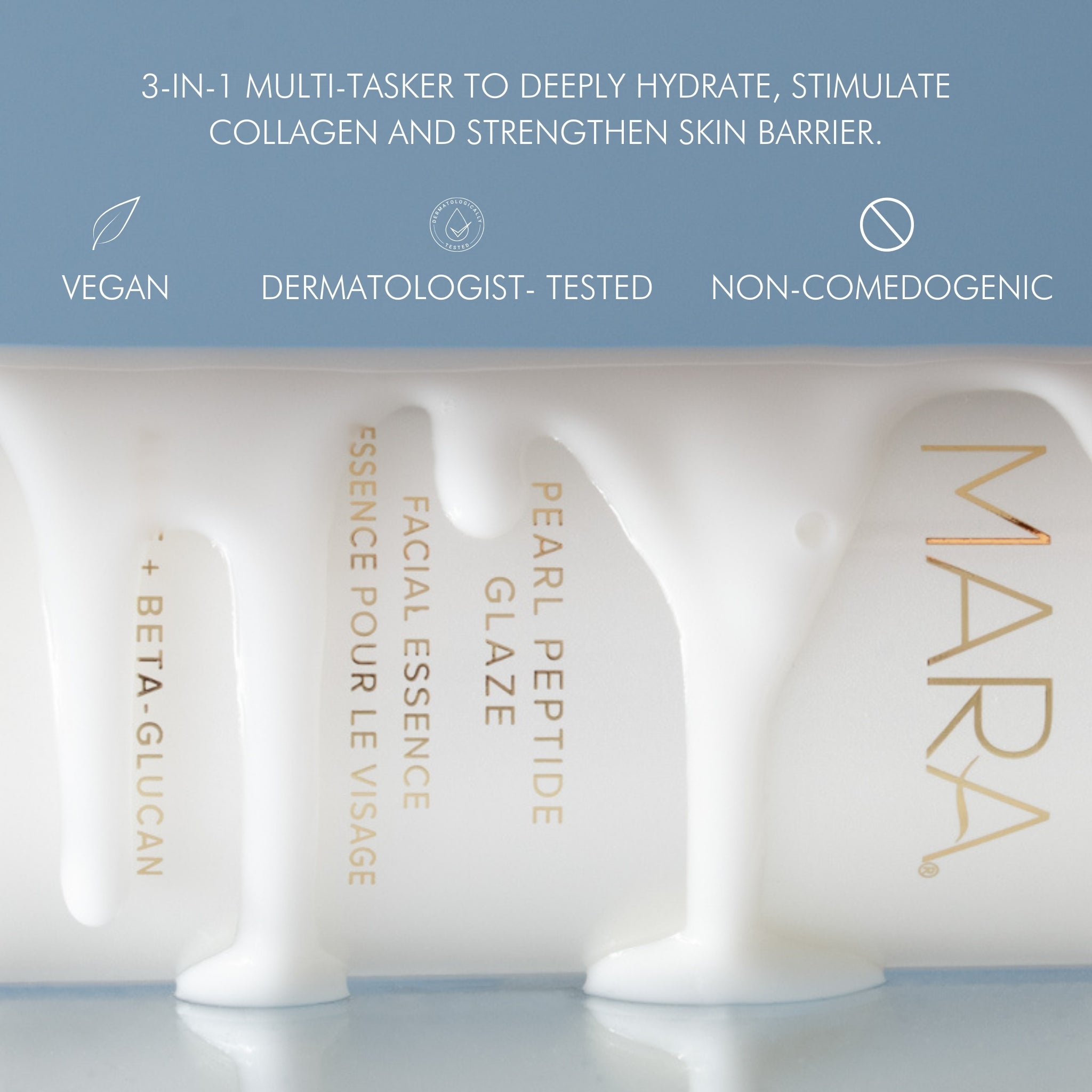 Pearl Peptide Glaze Facial Essence - Hydrating & Brightening Skin Care for Glowing Complexion | Perfect for Daily Skincare Routine & Nighttime Hydration