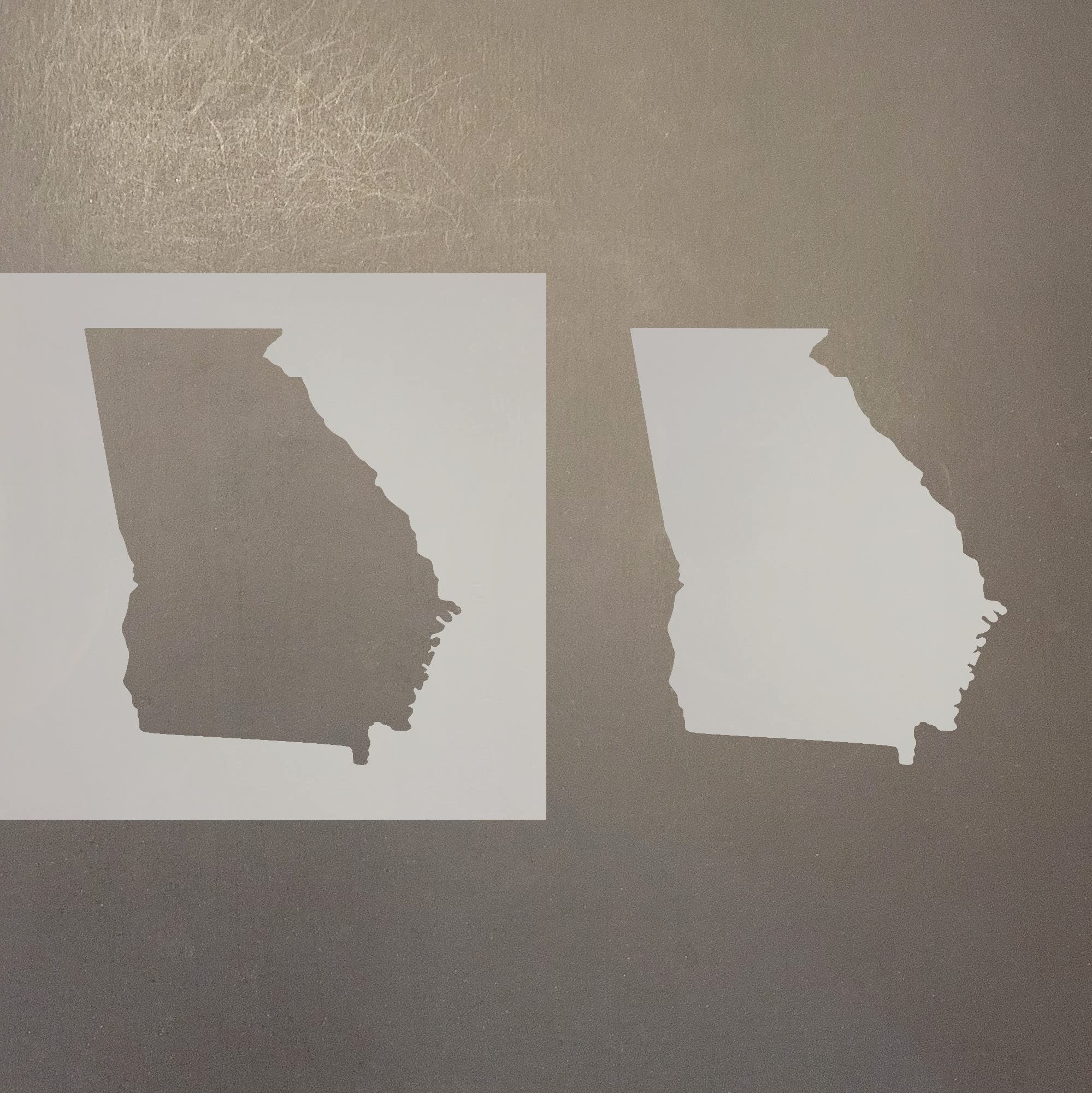 Georgia Reusable Mylar Stencil - 12 Inch Durable Craft Stencils for DIY Art, Scrapbooking & Home Decor | Perfect for Painting, Wood Burning & Sign Making
