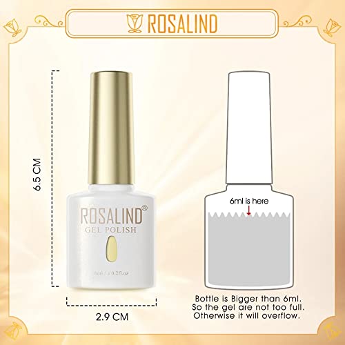 BELLE GAGA™ Rosalind 6ml UV LED Nail Gel Polish - Soak Off Salon Gel for Nail Art, Long Lasting & Chip Resistant (PX58) - Perfect for Manicures, Pedicures & Nail Extensions