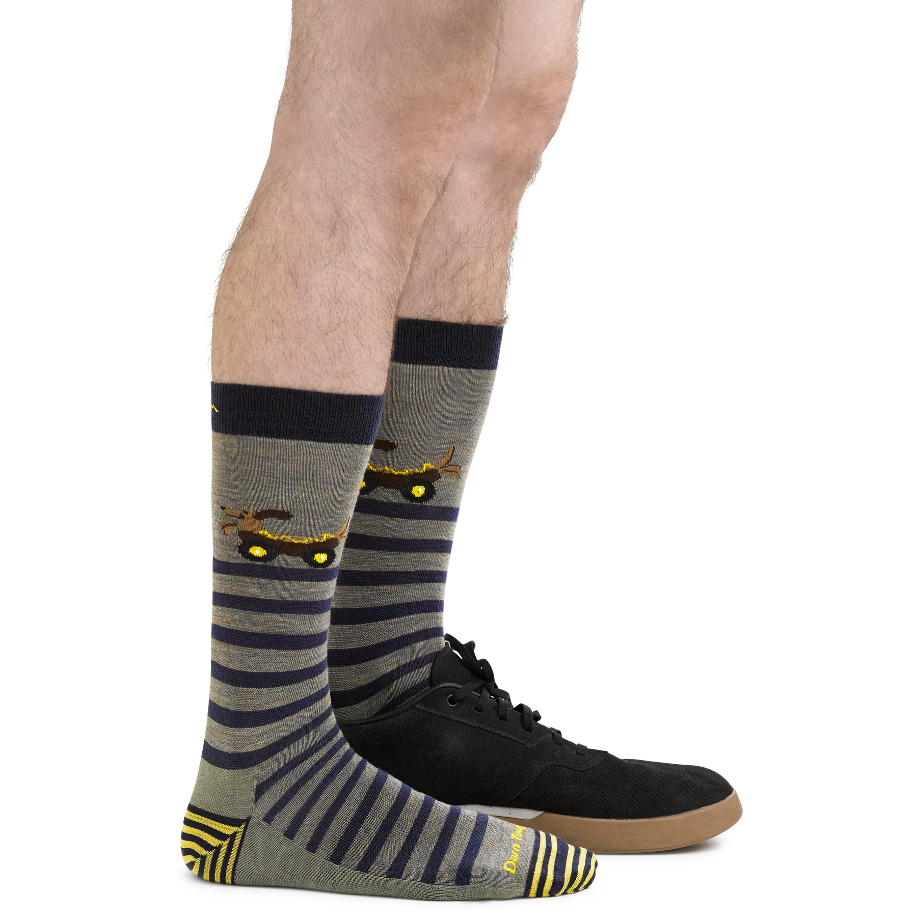Animal Haus Crew Lightweight Lifestyle Socks for Men - D6066M - Comfortable Casual Wear for Daily Activities, Sports & Outdoor Adventures