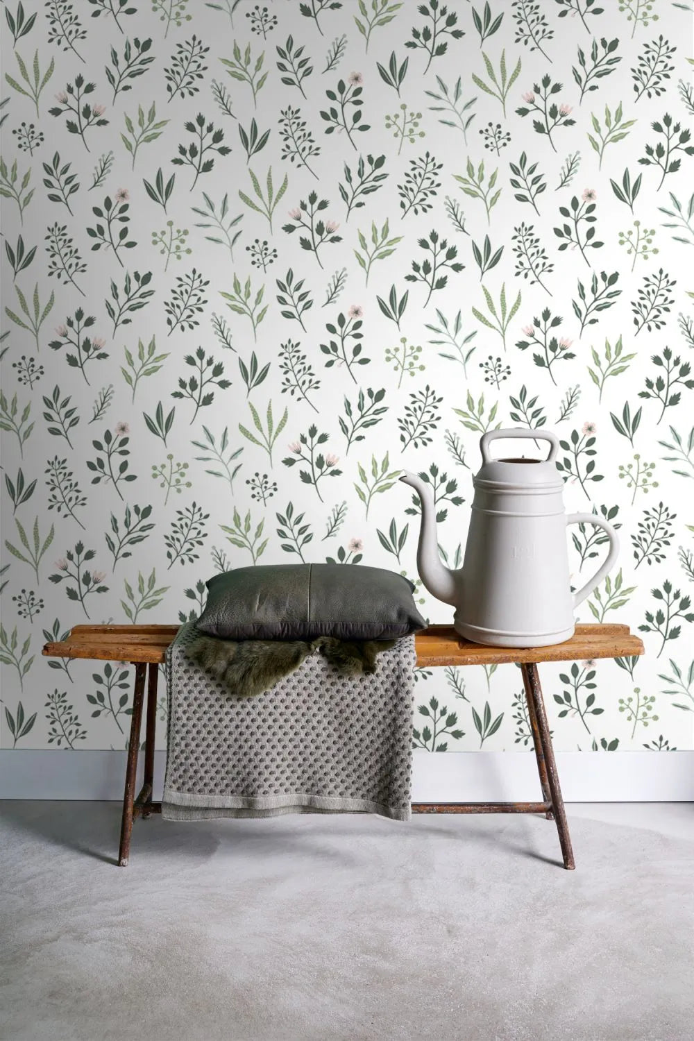 Scandi Cool Greenery - Modern Scandinavian Style Artificial Plants for Home & Office Decor - Perfect for Living Room, Bedroom, and Workspace
