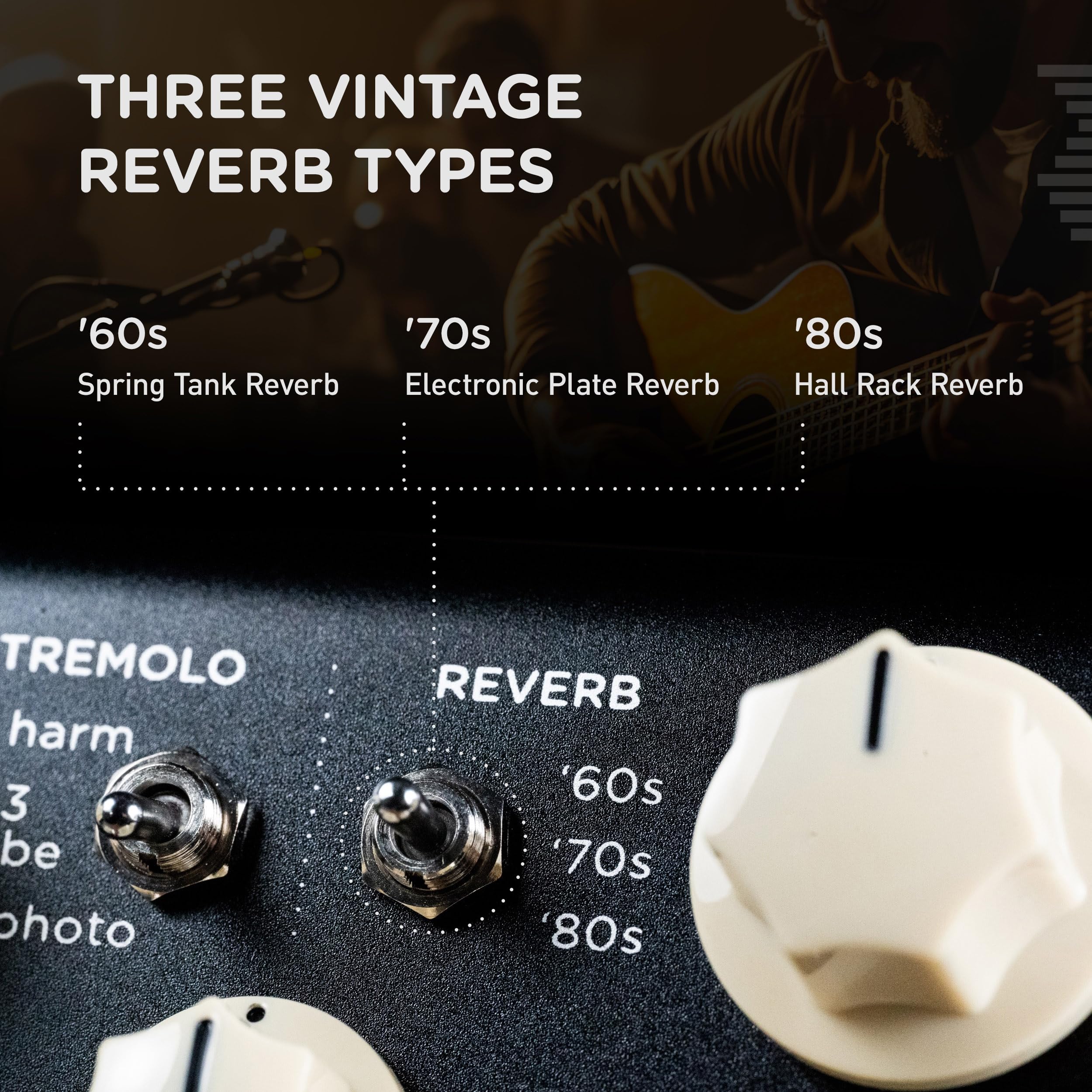 Strymon Flint V2 Tremolo & Reverb Guitar Effects Pedal - Professional Multi-Effects Processor for Electric/Acoustic Guitar, Synth, Vocals & Keyboards - Perfect for Live Performances, Studio Recording & Home Practice
