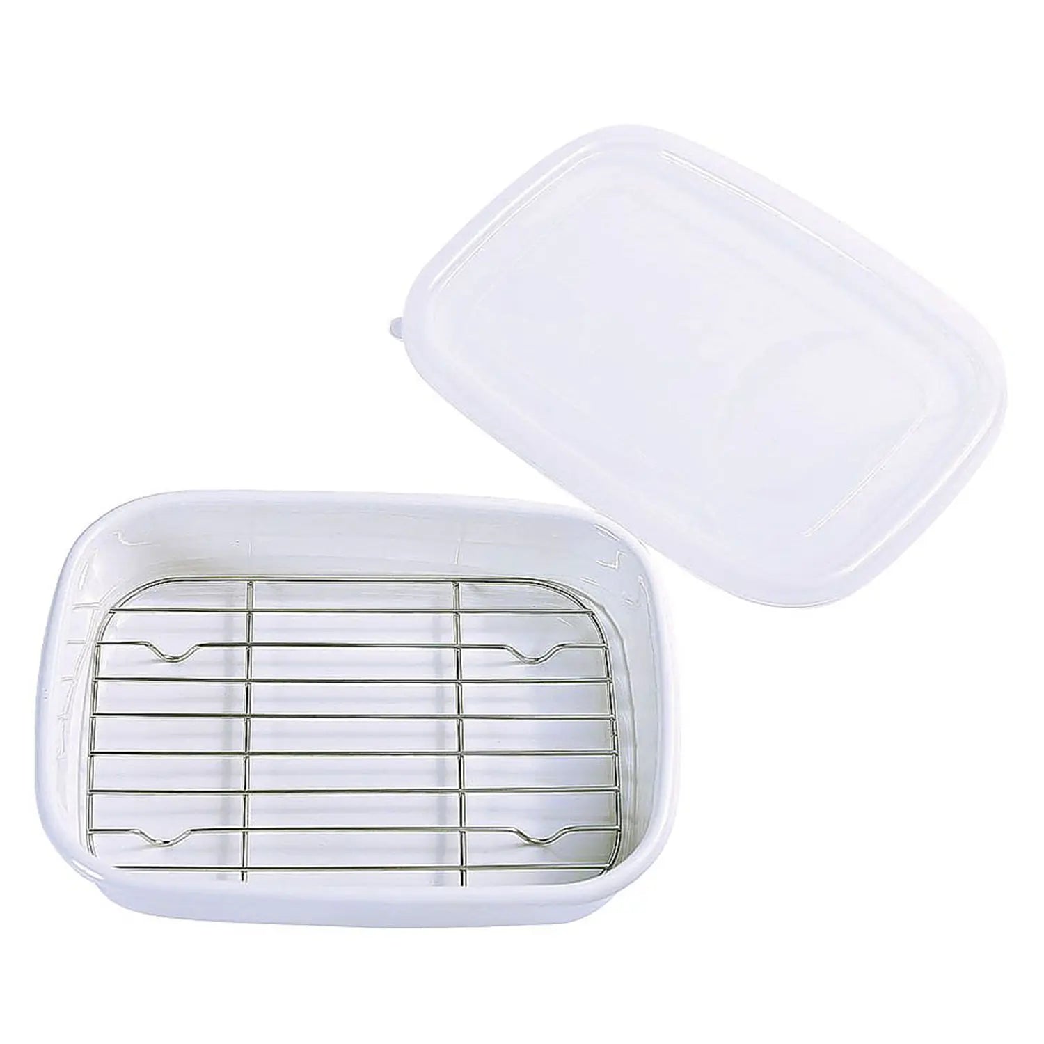 Premium Enamel Tempura Cooling Rack Set - 3-Piece Non-Stick Deep Fry Drying Rack for Kitchen, Baking & Frying | Perfect for Tempura, Donuts, Chicken Wings & More