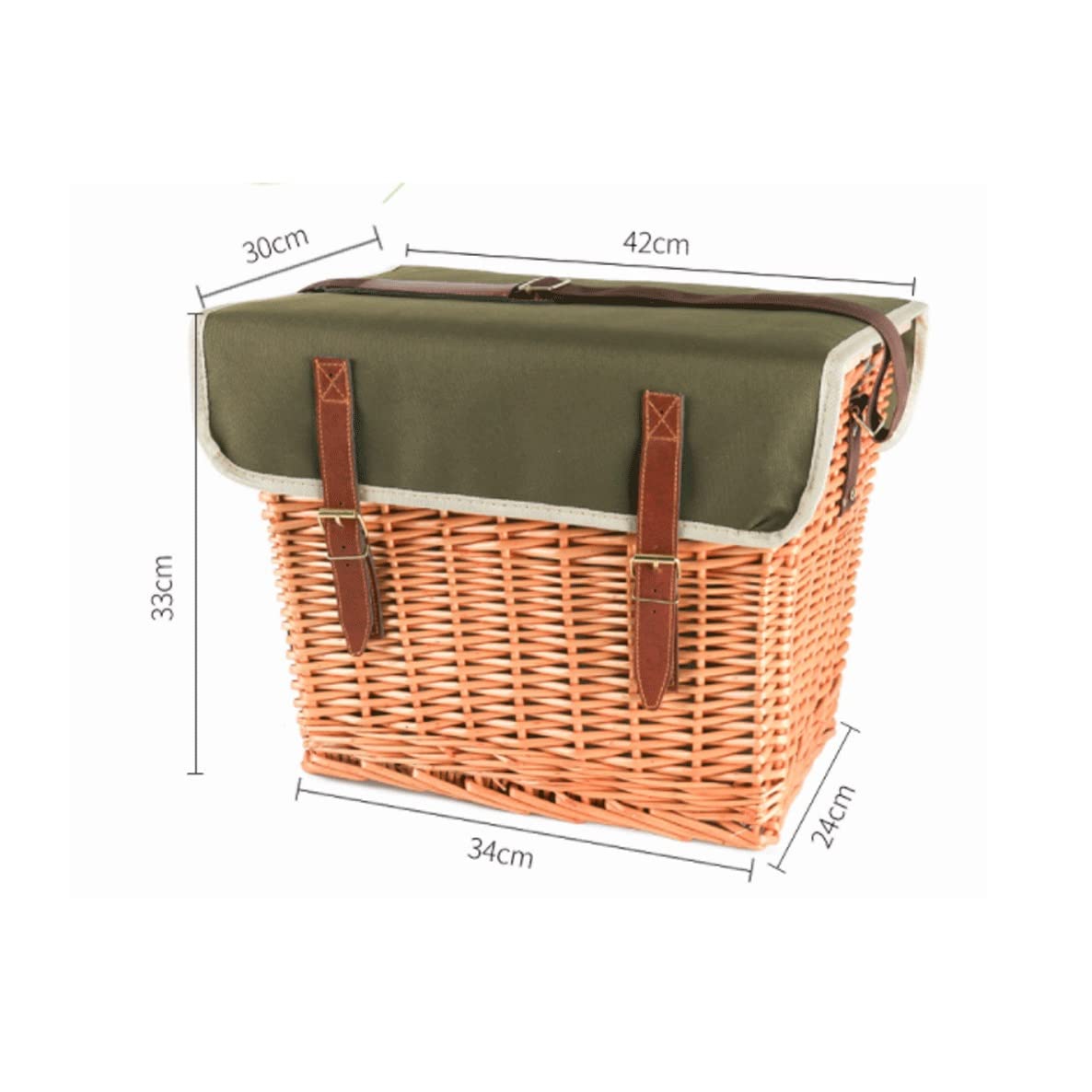 Lidded Storage Bins with Handles - Foldable Laundry Basket Organizer for Clothes, Toys & Home Organization - Portable Storage Box for Travel, Camping & Outdoor Use