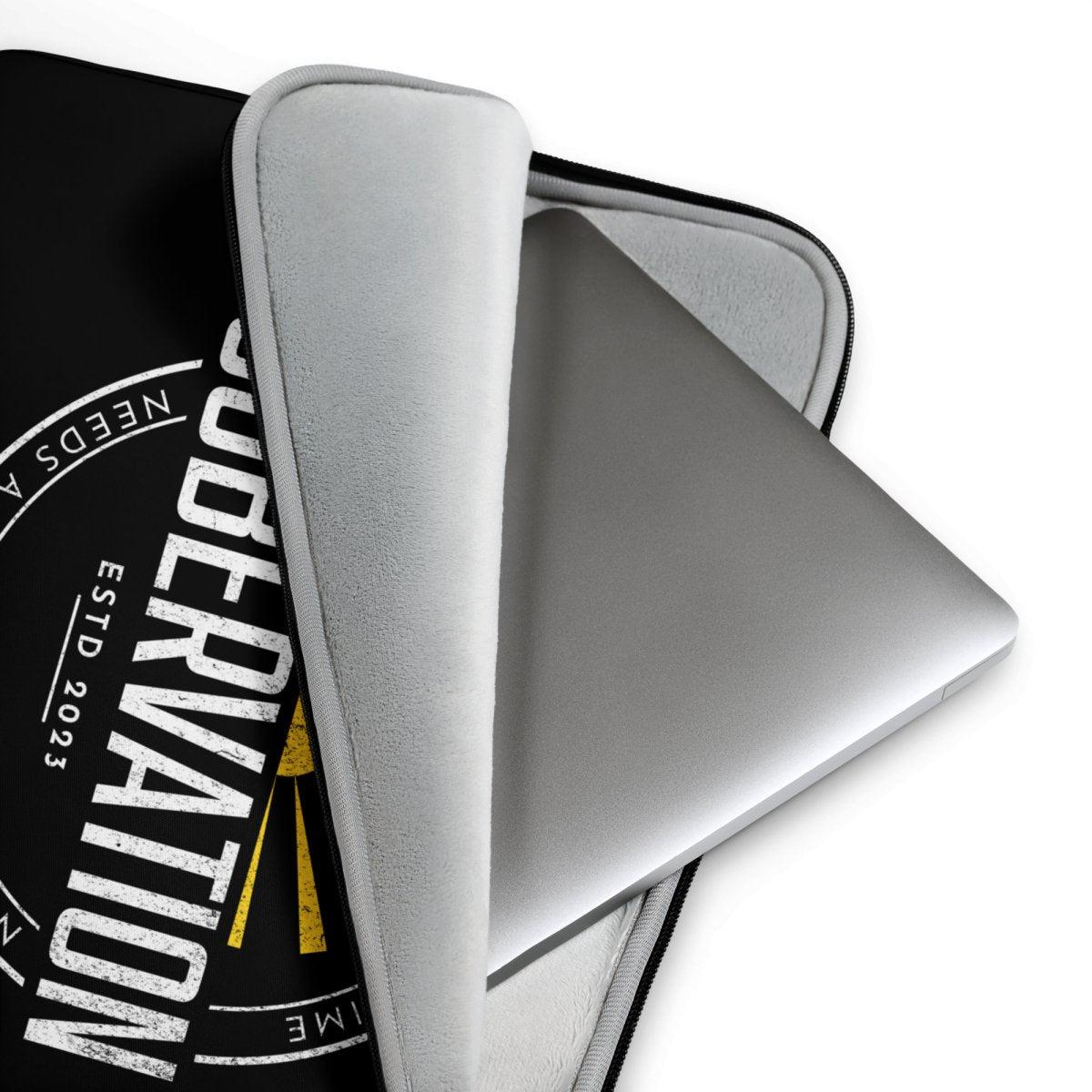 Premium Printed Logo Laptop Sleeve for MacBook & Windows - Lightweight Protective Case for 13-15 Inch Laptops - Perfect for Work, School & Travel Accessories