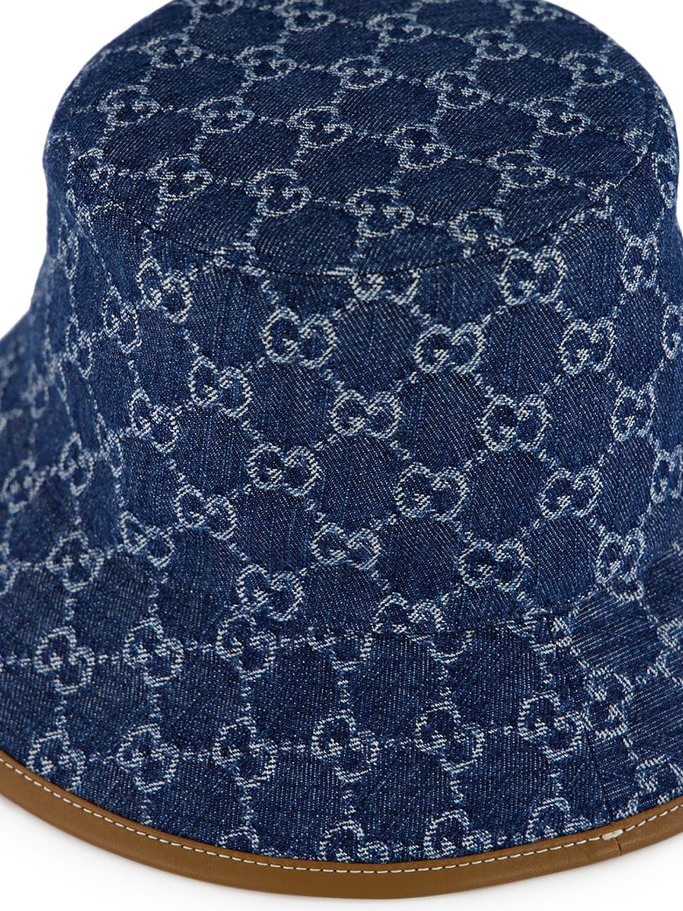 Gucci GG Monogram Denim Bucket Bag - Stylish Designer Shoulder Bag for Women | Perfect for Casual Outings, Shopping & Travel