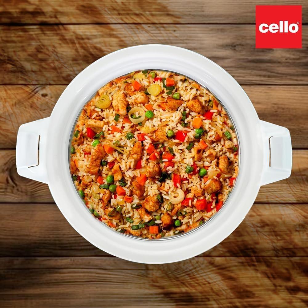 Cello Chef 1500 Deluxe Insulated Hot-Pot Casserole Warmer & Cooler - 1250ml Capacity | Portable Food Container for Picnics, Camping & Office Lunches | Keeps Meals Hot or Cold for Hours