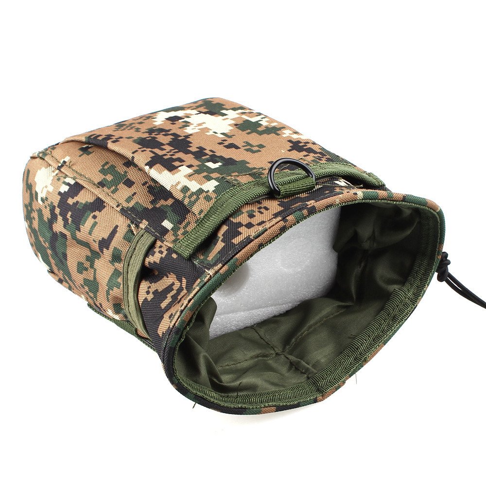 Tactical MOLLE Pouch - Multipurpose Tool Holder, NVG & Magazine Dump Pouch, Chalk Bag for Outdoor, Hiking, Shooting & Military Use