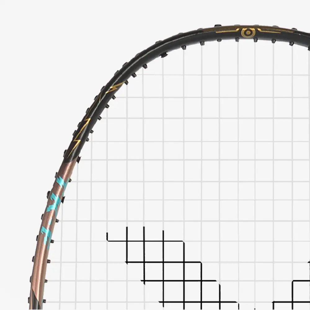 Victor Thruster F Ultra (Moonless Night) 2024 Badminton Racket - Professional Carbon Fiber Badminton Racquet for Advanced Players - Perfect for Tournaments & Training Sessions