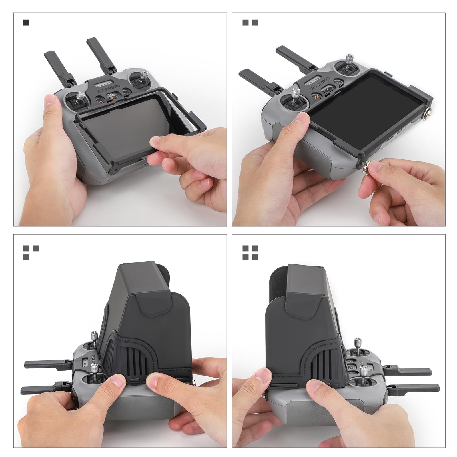 DJI RC 2 Remote Controller Foldable Sunshade - Anti-Glare Protection Accessories for DJI Air 3 Drone | Perfect for Outdoor Flying & Aerial Photography in Bright Sunlight