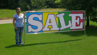 SMART™ Banner Frame System - Durable & Adjustable Advertising Display for Retail Stores, Trade Shows & Outdoor Events