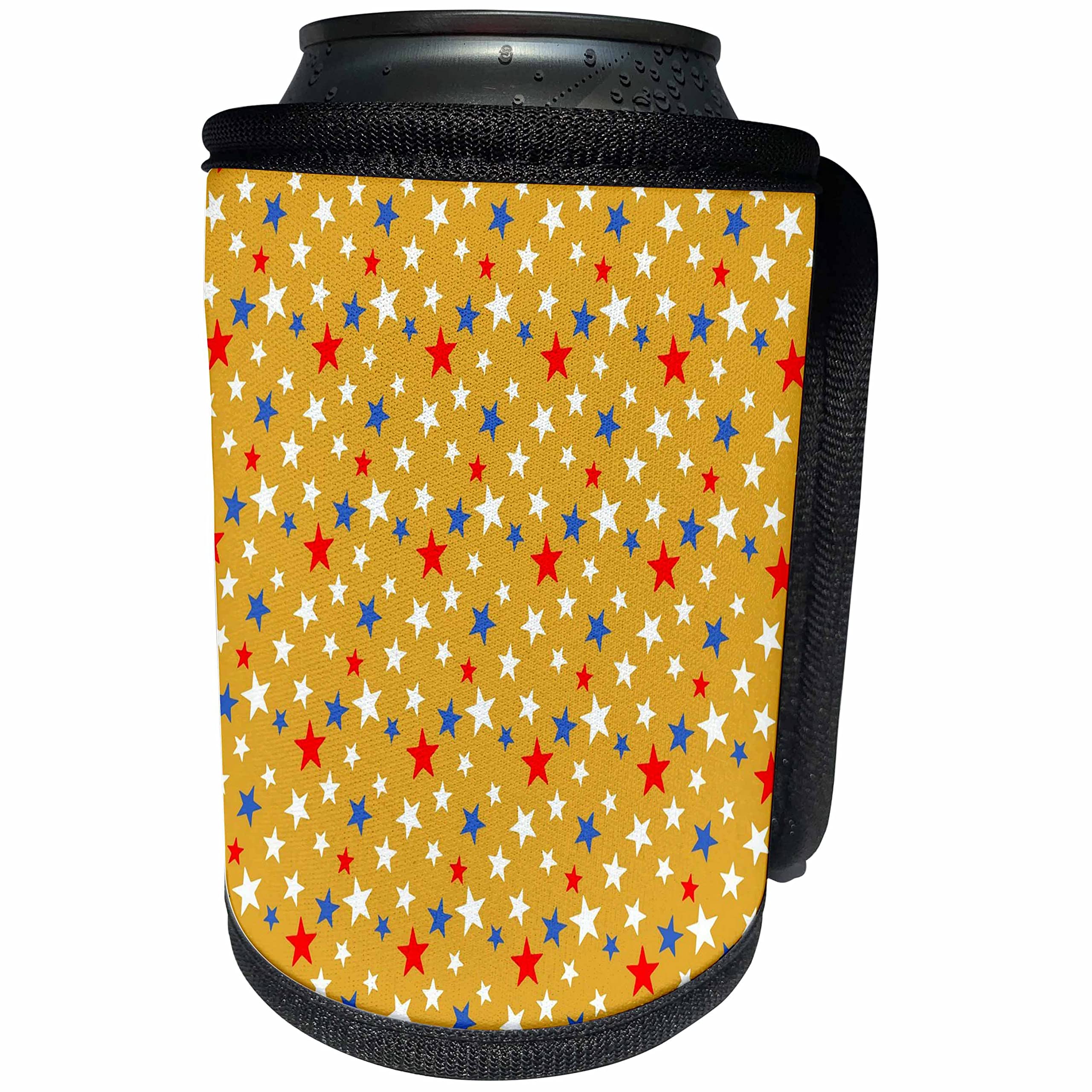 3D Rose Insulated Can Cooler Bottle Wrap - Colorful & Reusable Beverage Sleeve for Beer, Soda & Drink Cans - Perfect for Parties, BBQs, Picnics & Outdoor Events