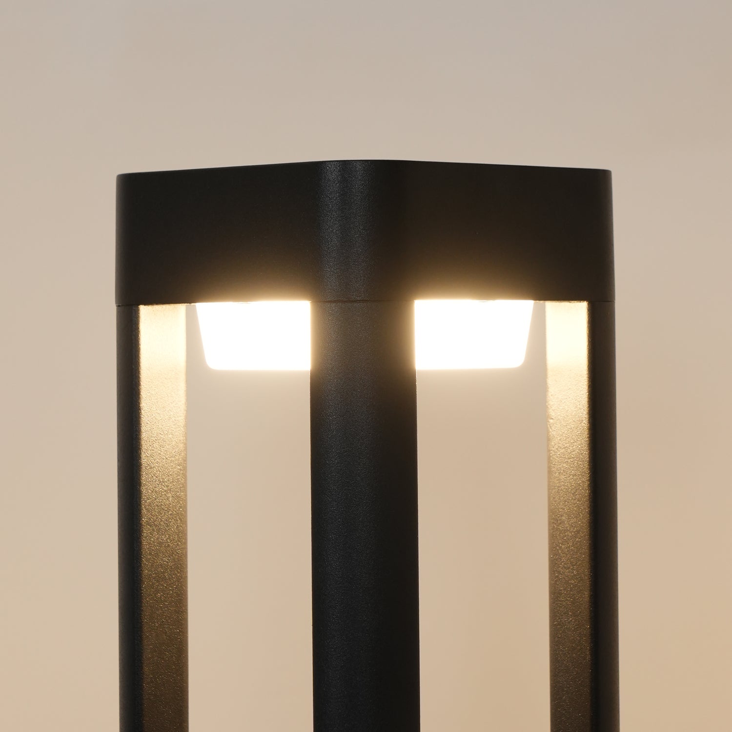 Outdoor Rectangular Column Garden Light - Waterproof LED Landscape Lighting for Patio, Yard, and Pathway Decor