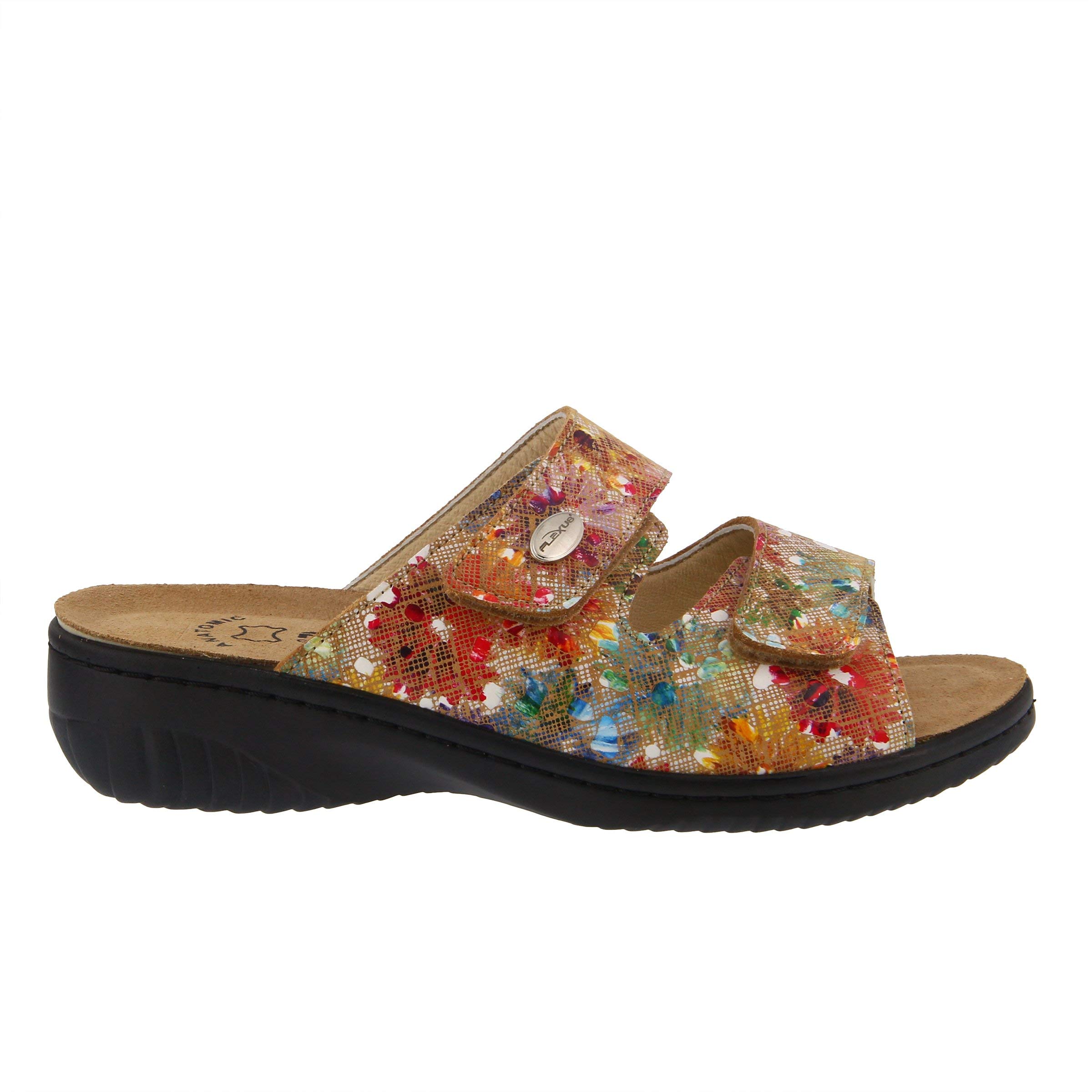 Spring Step Flexus Women's Bellasa Slide Sandal - Comfortable Summer Sandals for Women with Arch Support | Perfect for Beach, Pool, and Casual Outings