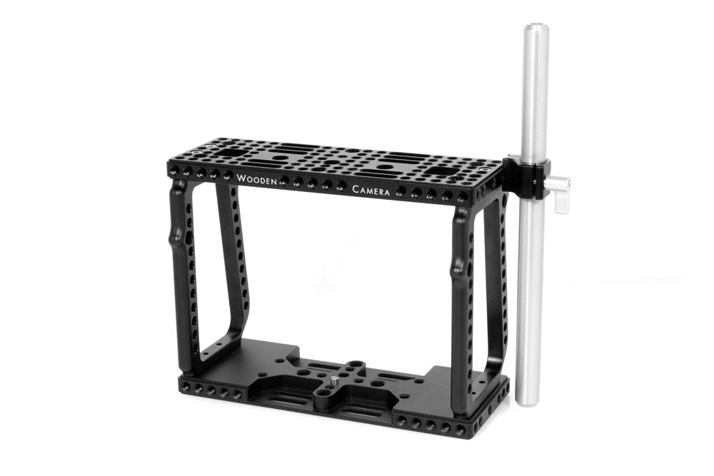 Professional 15mm Wooden Camera Cage Rod Clamp - Durable Aluminum Alloy Clamp for DSLR & Mirrorless Cameras - Perfect for Filmmaking, Vlogging & Photography Accessories