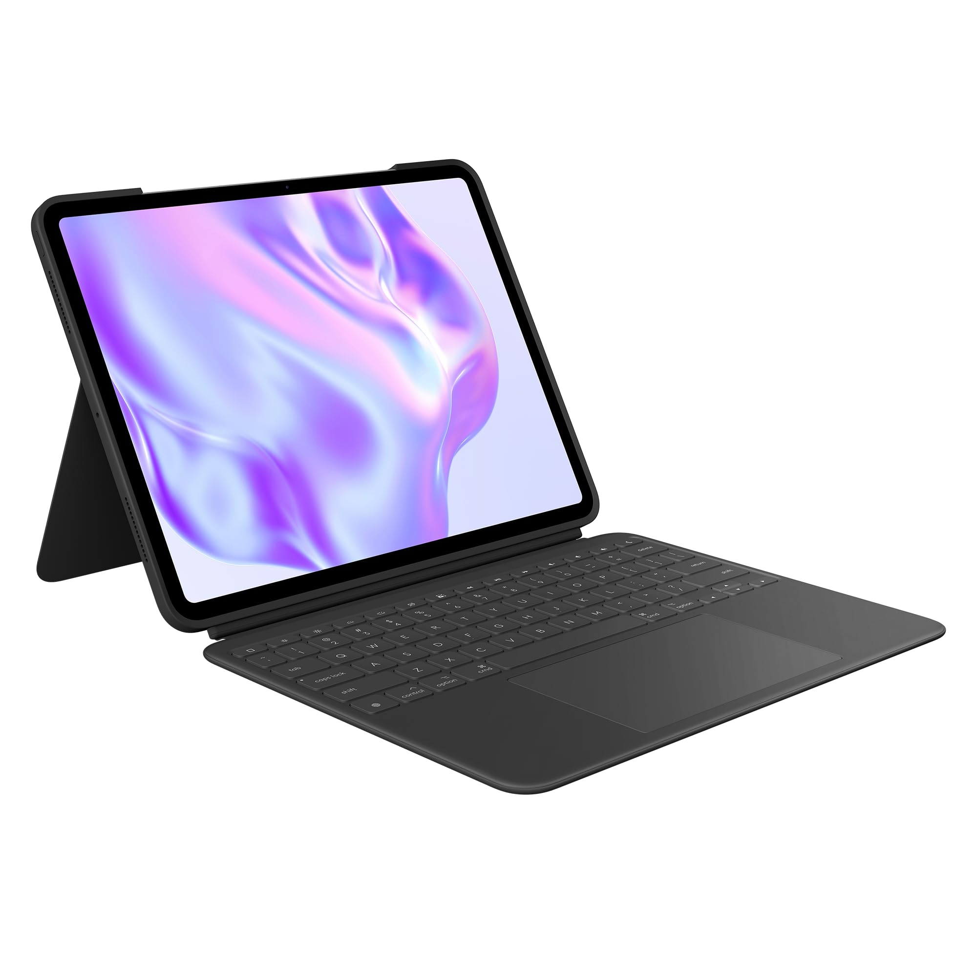 Logitech Combo Touch Keyboard Case for iPad Pro 13-inch (M4 2024 Model) - Detachable Backlit Keyboard with Adjustable Kickstand | Comfortable Typing & Multi-Use Modes | Midnight Black | Perfect for Work, Study & Creative Projects