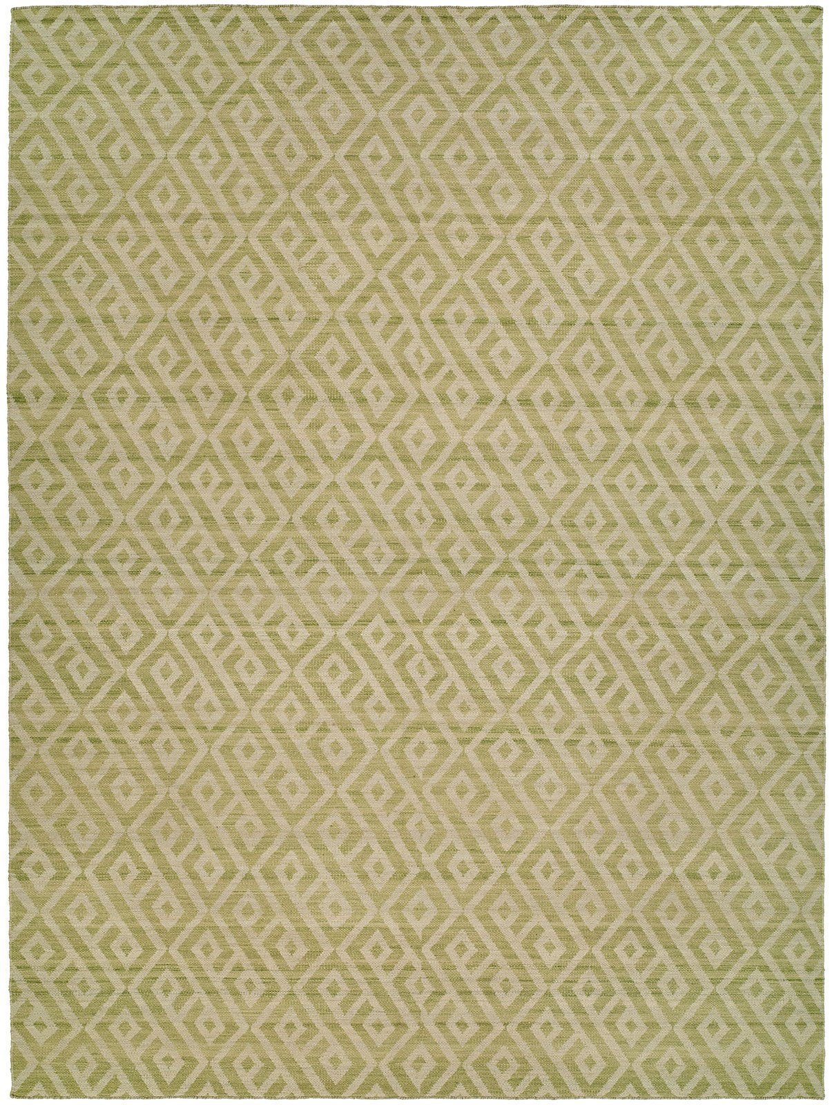 Kalaty EN-920 46 Endura 4' x 6' Area Rug in Thyme/Linen - Durable Low-Pile Rug for Living Room, Bedroom & High-Traffic Areas