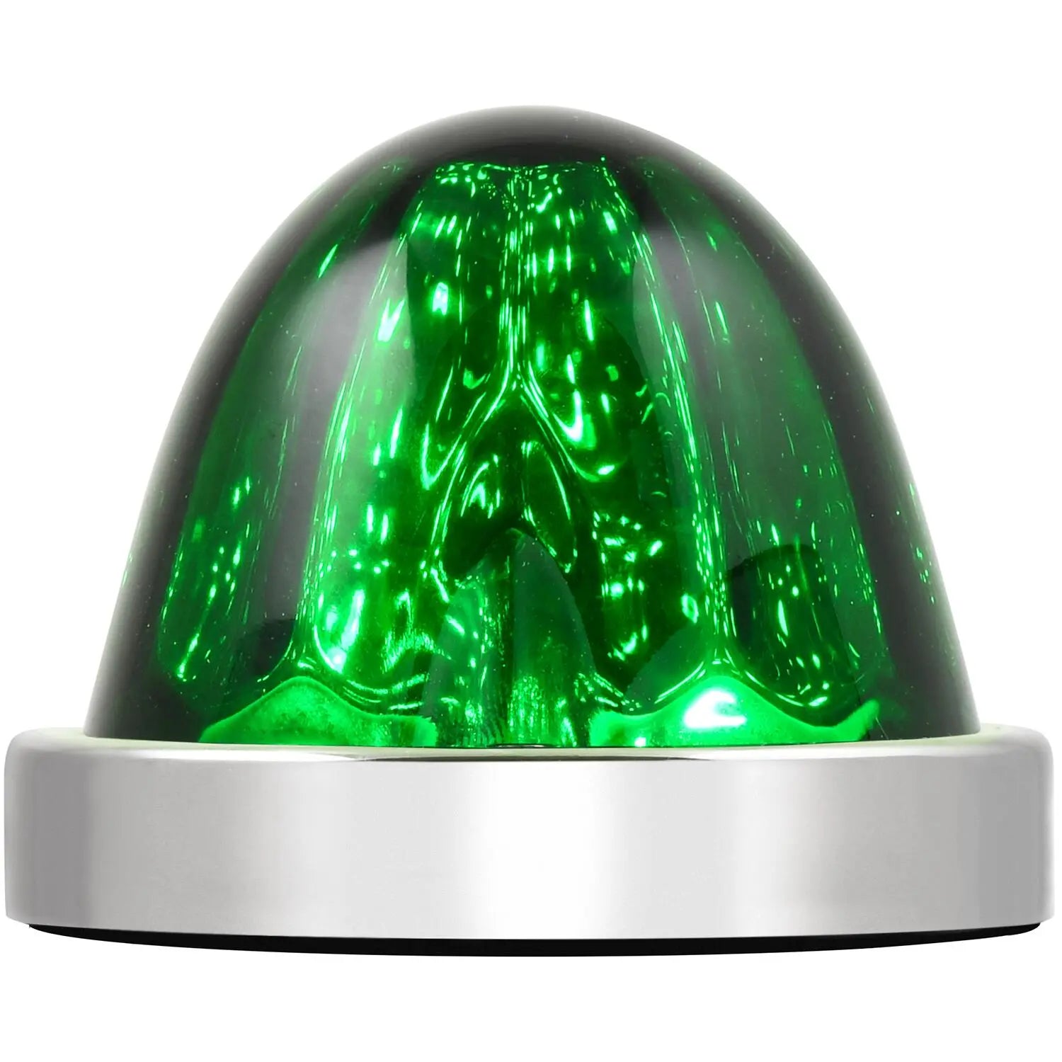 Classic Green LED Watermelon Night Light with Glass Lens - Perfect for Kids' Room, Nursery Decor, and Halloween Party Decoration