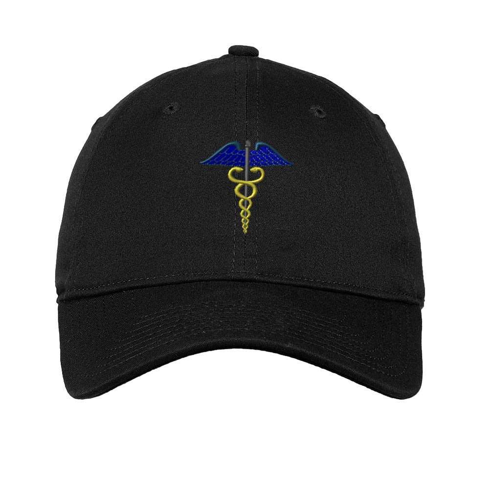 Soft Cotton Baseball Cap with Caduceus Heart & Occupation B Embroidery - Unisex Paramedic Dad Hat for Men & Women | Perfect for Medical Professionals, Outdoor Activities & Casual Wear