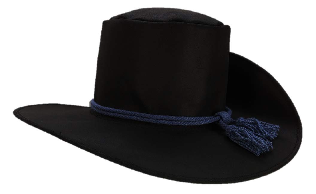 Sharpshooter Brand 1858 Vintage Formal Dress Hat for Men - Perfect for Civil War Reenactments, Historical Parties & Costume Events