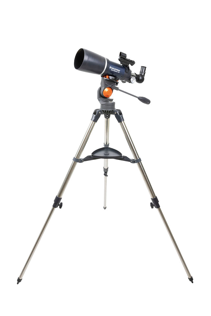 AstroMaster 80AZS Telescope - 80mm Refractor Telescope for Beginners & Adults with Smartphone Adapter - Perfect for Stargazing, Moon Observation & Astrophotography