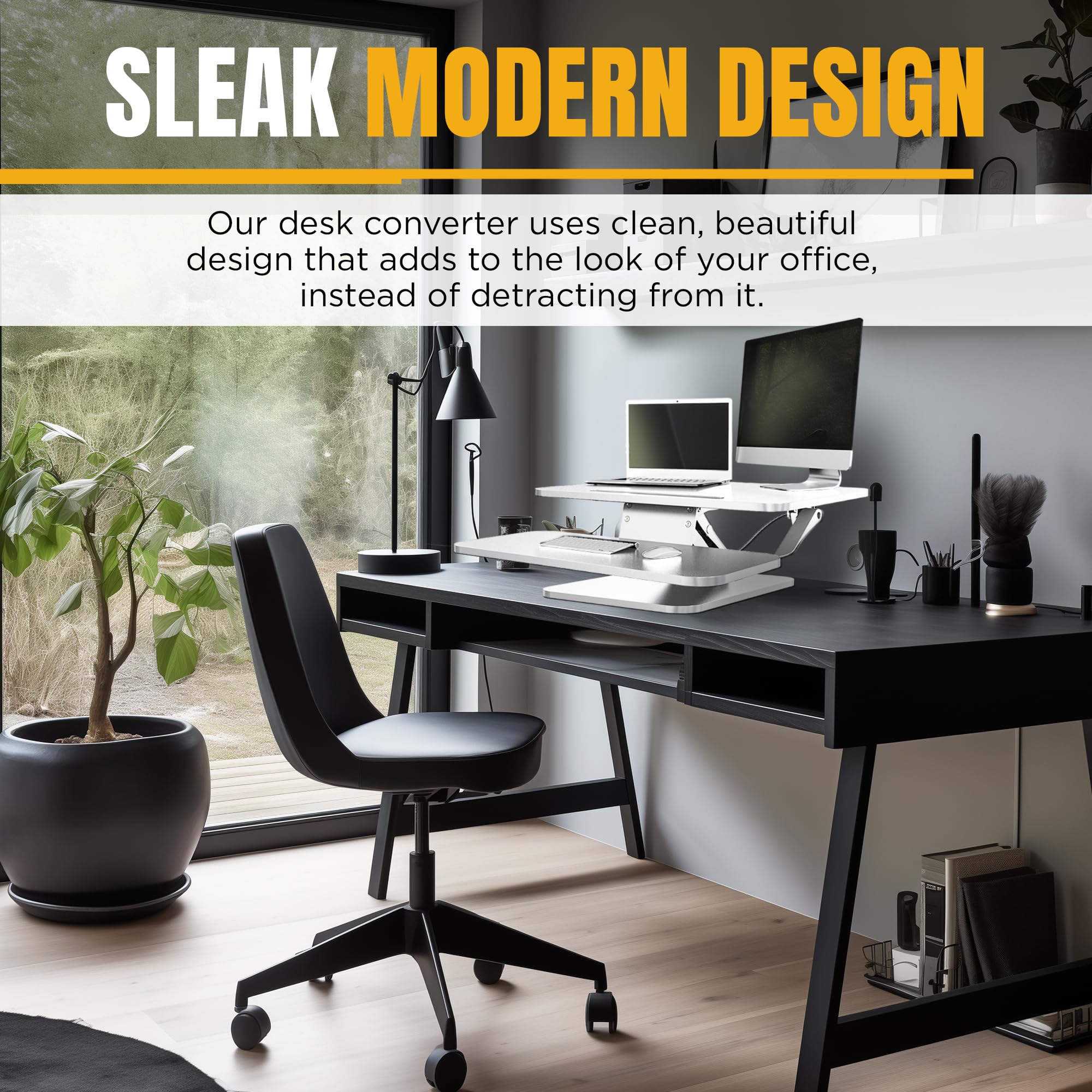 Adjustable Standing Desk Converter - 26