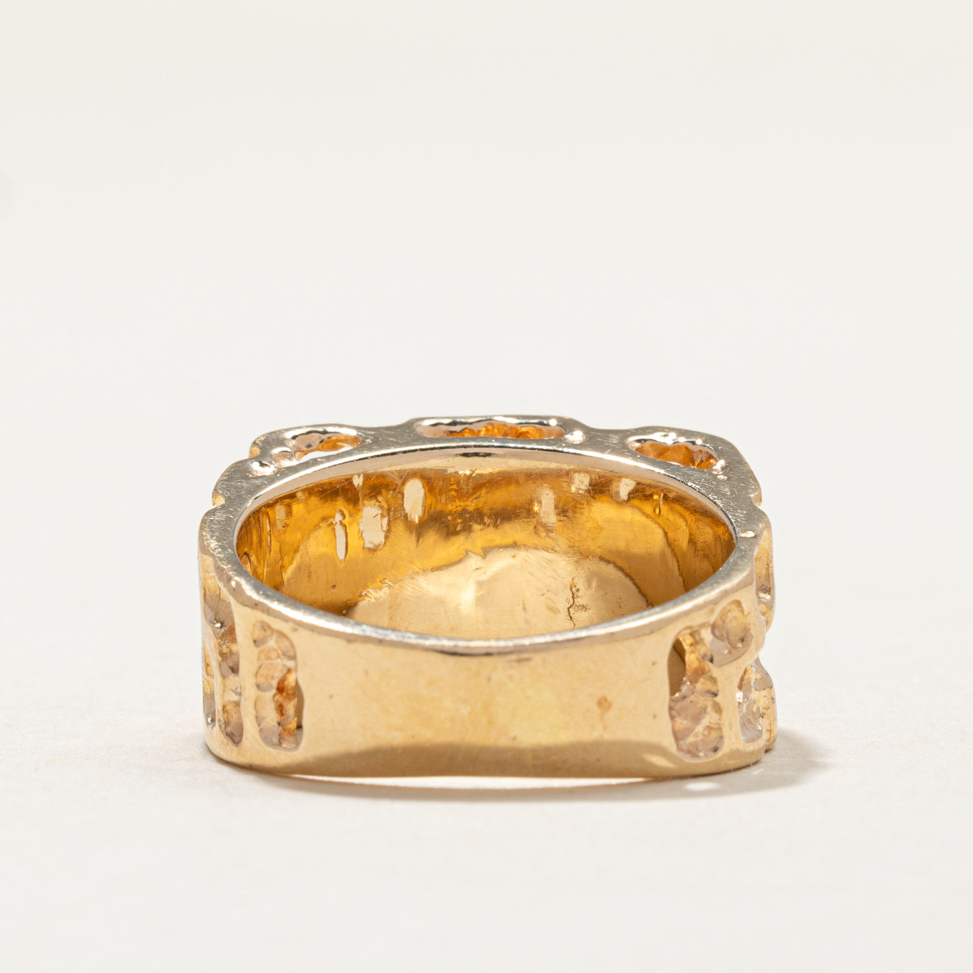 0.12ctw Diamond Abstract Ring - Size 6.5 - Elegant & Unique Handmade Jewelry for Women - Perfect for Weddings, Anniversaries & Special Occasions