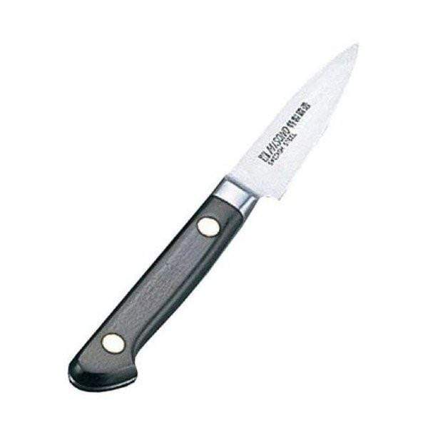 Misono EU Swedish Carbon Steel Paring Knife - 3.5 Inch Ultra Sharp Kitchen Knife for Peeling, Slicing & Precision Cutting - Perfect for Fruits, Vegetables & Garnishes